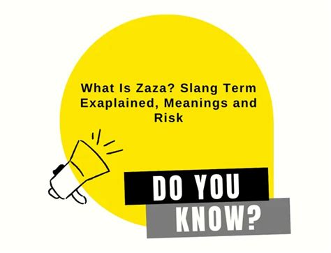 what is zaza slang